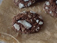 Biscuits craquelés au chocolat