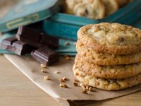 Cookies aux pépites de chocolat &amp; nougatine