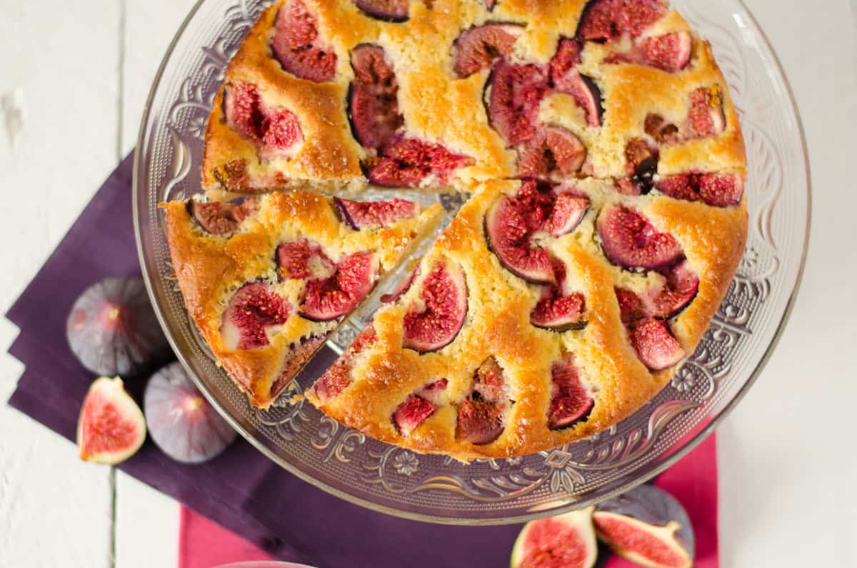 Tarte briochée aux figues